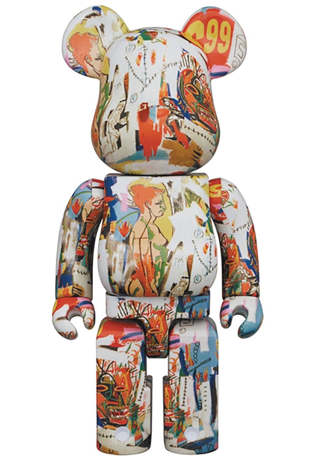 Andy Warhol X Jean Michel Basquiat 4 1000% Bearbrick by Andy Warhol X Jean Michel Basquiat 4 1000% Bearbrick by