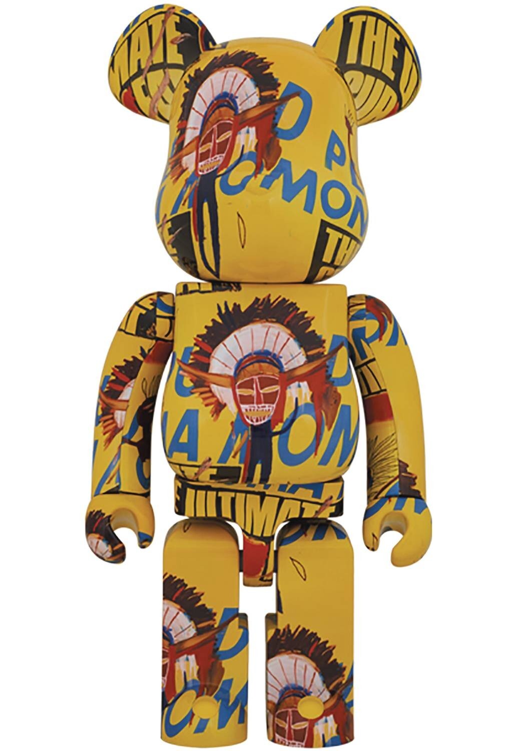 Andy Warhol X Jean Michel Basquiat 3 1000% Bearbrick by Andy Warhol X Jean Michel Basquiat 3 1000% Bearbrick by