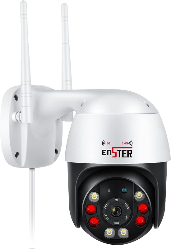 2.4/5Ghz Wifi PTZ IP Camera for Home Security Outdoor 1080P 4X Digital