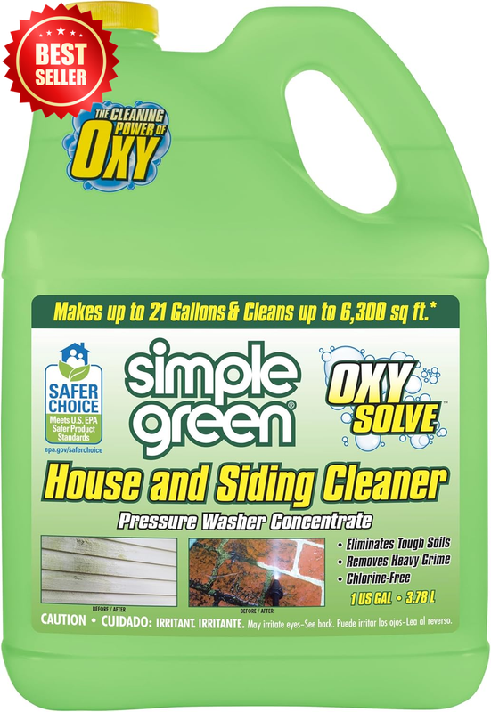1 GAL Oxy Solve Pressure Washer Cleaner Concentrate Mold Mildew Siding US