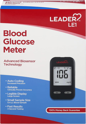 Blood Glucose Meter for Diabetes, Advanced Biosensor Technology, No-Coding, Fast