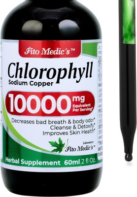 chlorophyll liquid drops, 10000mg chlorophyll liquid, Ultra high Absorption, Nat