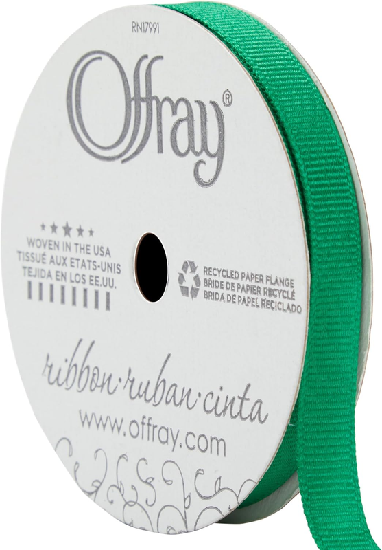 Grosgrain Craft and Decorative Ribbon, 3/8