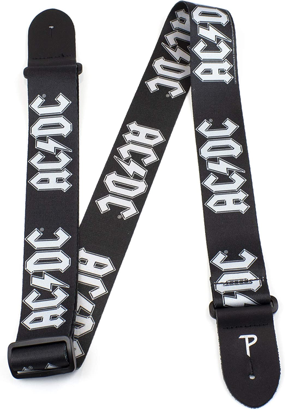 Perri'S Leathers Ltd.- Guitar Strap- Polyester- Official Licensing- ACDC- Adjus