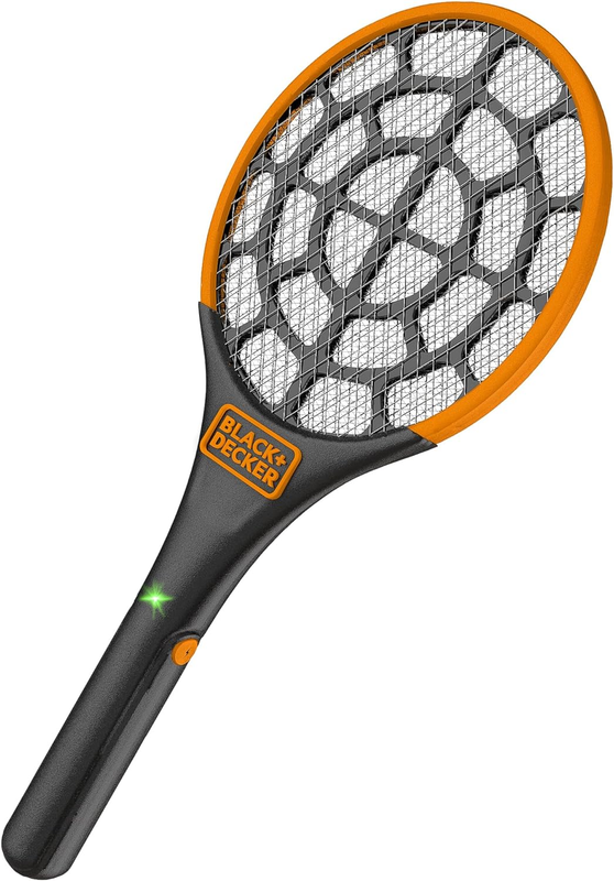 BLACK+DECKER Electric Fly Swatter- Fly Zapper- Tennis Bug Zapper Racket- Battery