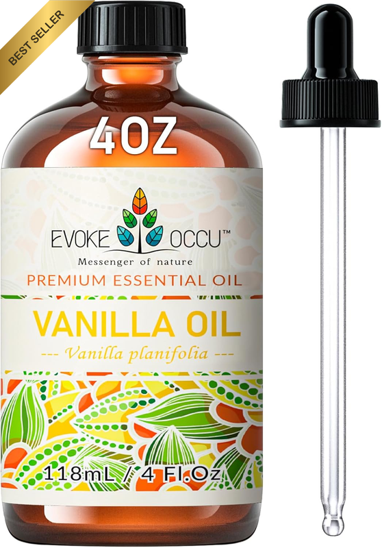 Vanilla Essential Oil 118ml Pure Undiluted Strong Fragrance for Skin Diffuser