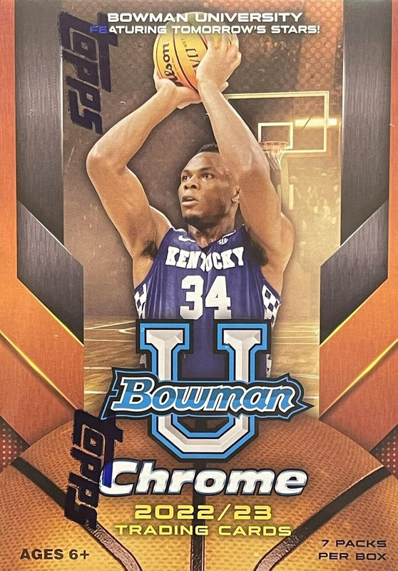 2022 2023 Bowman University Chrome Basketball Series