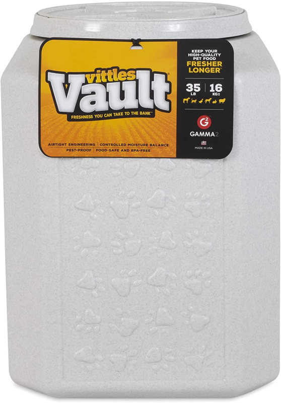 Gamma2 Vittles Vault Pet/Cat/Dog Food Storage Container, 35 