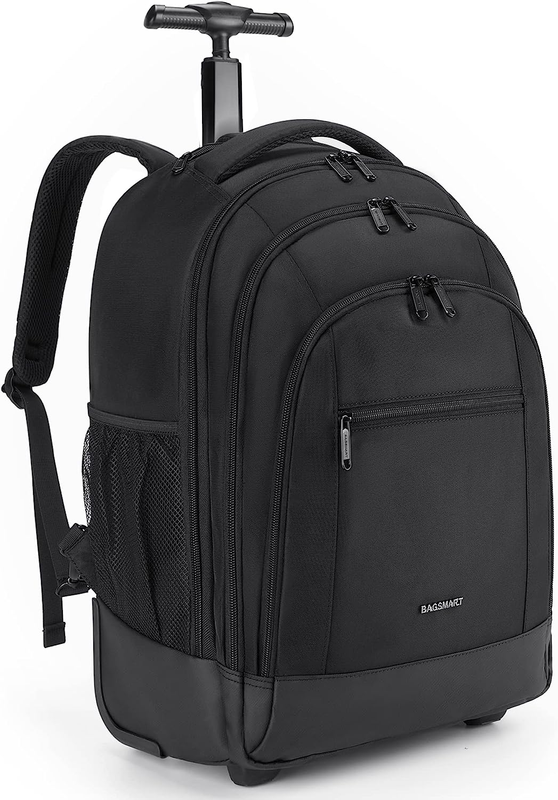 , Water Resistant Travel Laptop Backpacks With Wheels, Large Rol