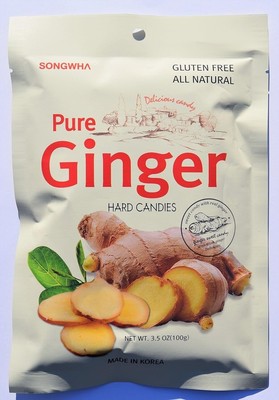 Pure Ginger Hard Candy Net 3.5 oz Made In Korea-USA SELLER