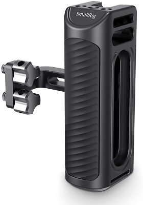 SmallRig Aluminum Universal Side Handle with 1/4'' Thread Holes for Camera Cage