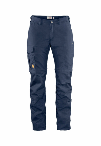 Fjällräven KARLA PRO ZIP Outdoor-Hose Damen Hose Gr: 42 Wanderhose blau