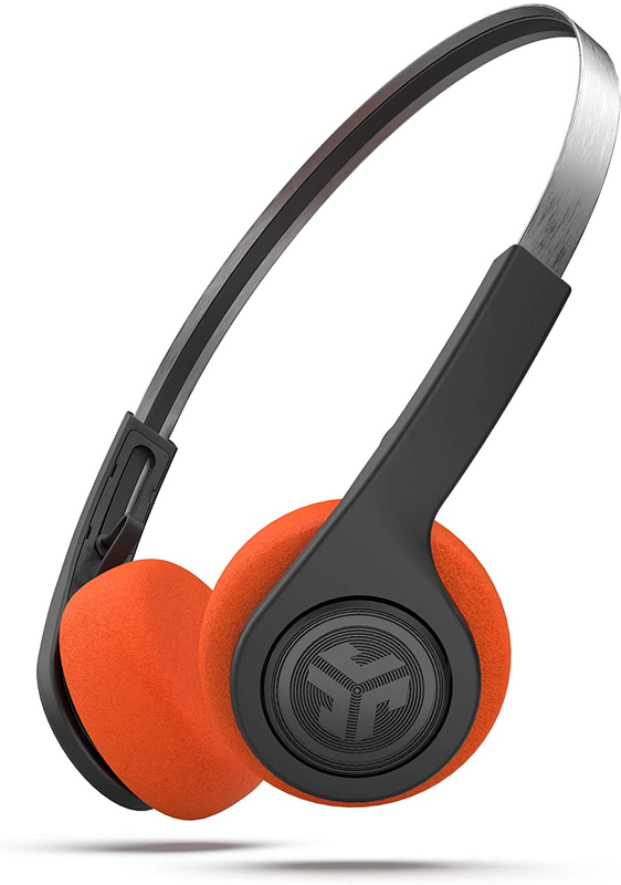JLab Rewind Wireless Retro Headphones | Bluetooth 4.2 | 12 Hours Playtime |Black