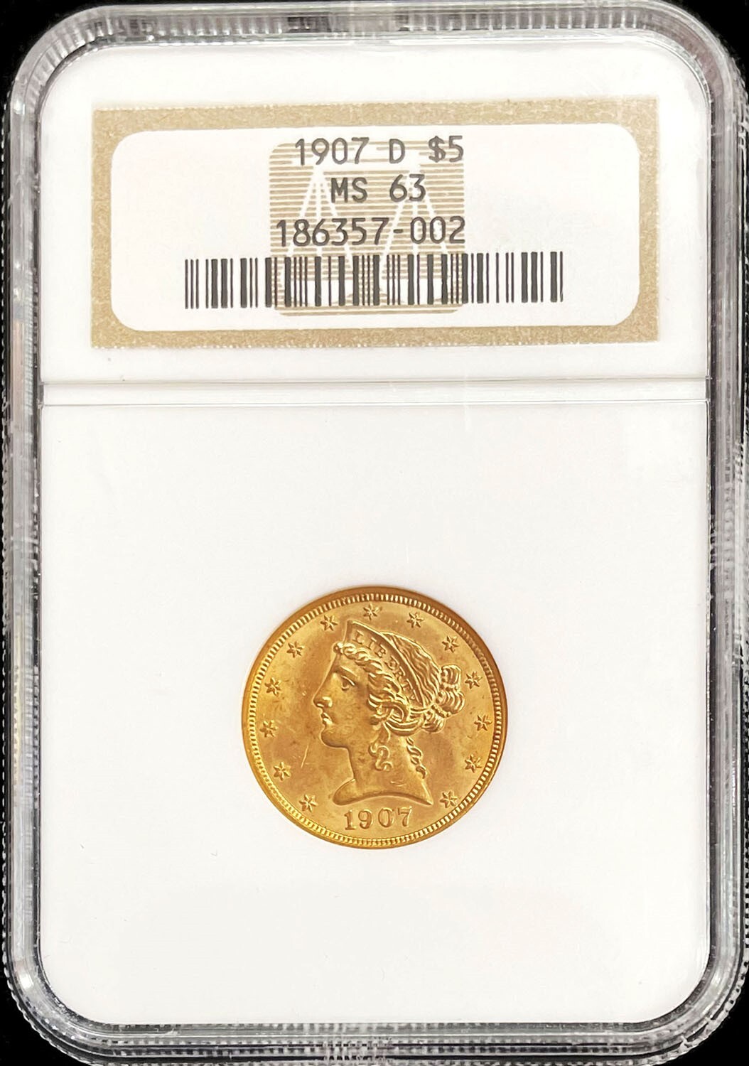 1907-D おもちゃ・趣味 1907/1907 $2.5 リバティ ヘッド