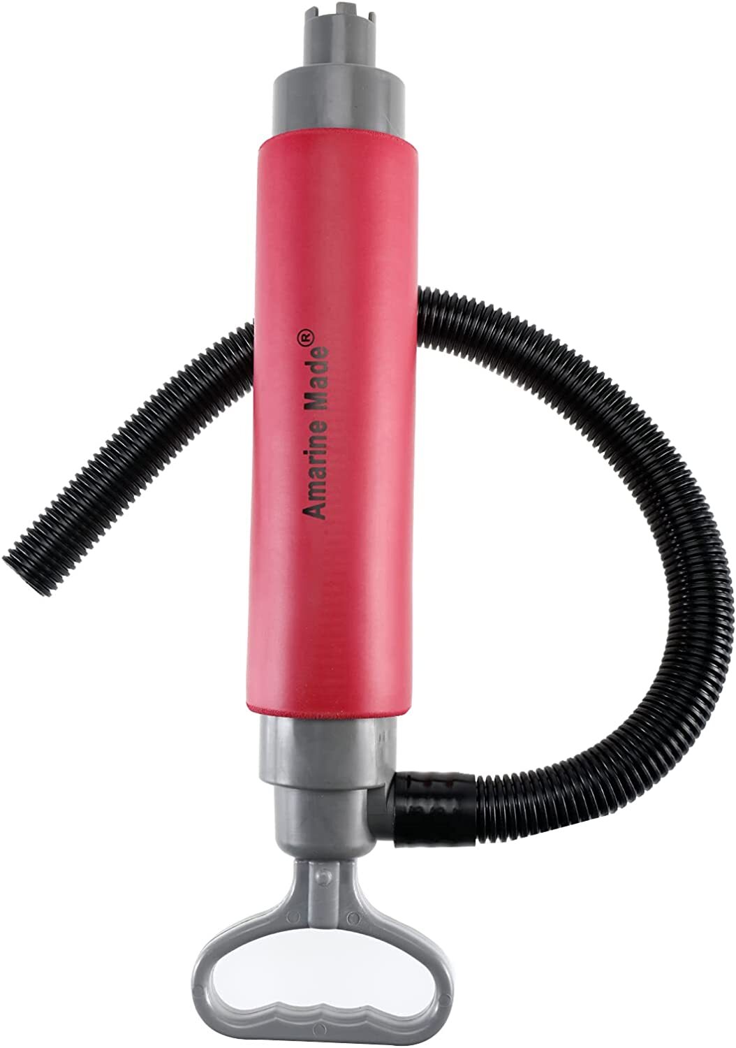 Red Bilge Pump Kayak Hand Water Portable Sump Pump for Kayaks Canoes and Boats