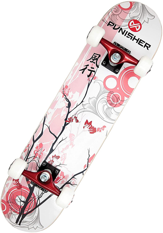 Punisher Girls Skateboard Complete with 31.5