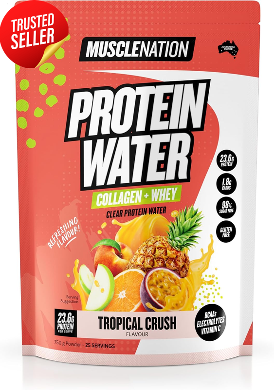 Protein Water Powder Tropical Crush Collagen Whey 750G