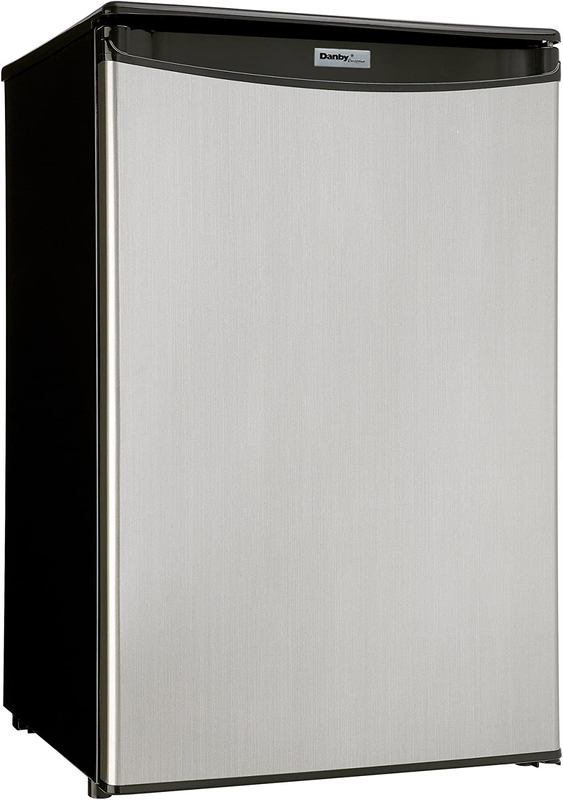 DAR044A4BSLDD-6 4.4 Cu.Ft. Mini Fridge, Compact All Refrigerator for Bedroom, Li