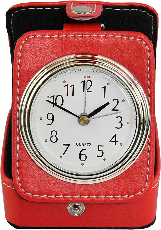 For Travel, Small Battery-operated Bedside Clock And Case
