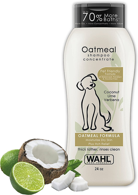 USA Dry Skin & Itch Relief Pet Shampoo for Dogs – Oatmeal Formula with Coconut L