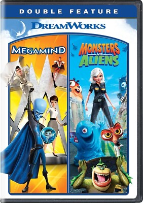 Megamind/Monsters vs. Aliens Double Feature (DVD, 2014, Widescreen)