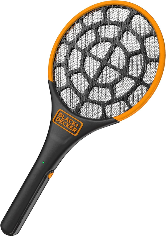 BLACK+DECKER Electric Fly Swatter- Fly Zapper- Tennis Bug Zapper Racket- Battery