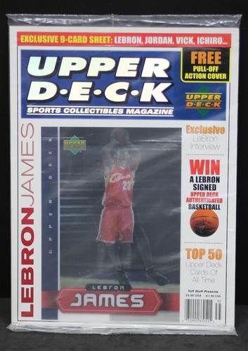 2003 UPPER DECK Sports Collectible Magazine LeBRON JAMES-factory SEALED #530 D-1