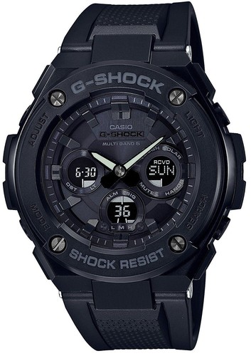 Pre-owned Casio G-shock G-steel Radio Solar Gst-w300g-1a1jf Men Watch In Box