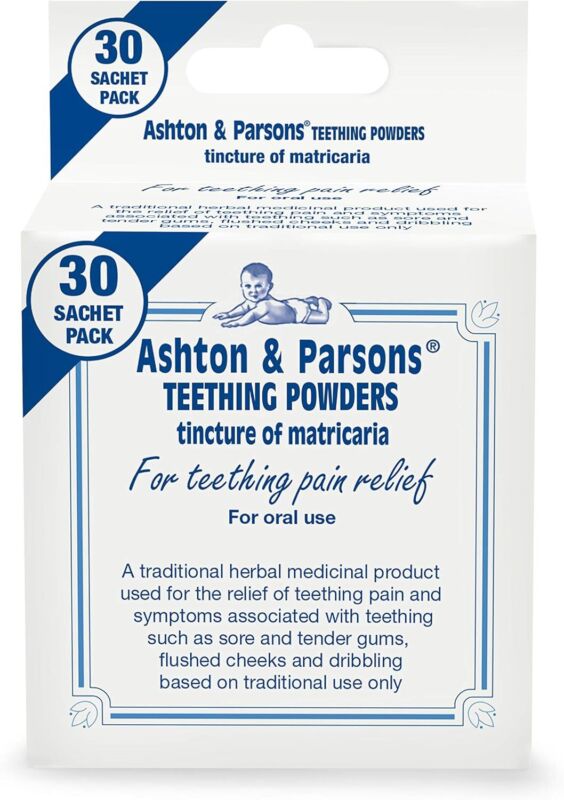 Ashton & Parsons Teething Powders - 30 Sachets Infants - Soothe Teething Pain