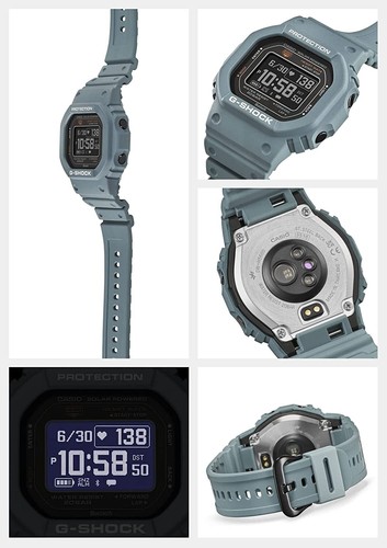 Pre-owned Casio G-shock Dw-h5600-2jr Sports Line G-squad Series Japan Import