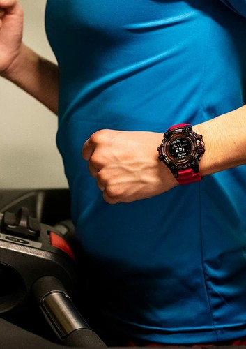 Pre-owned G-shock Casio  Gbd-h1000-4a1jr G-squad Step Tracker Bluetooth Mobile Gps Watch