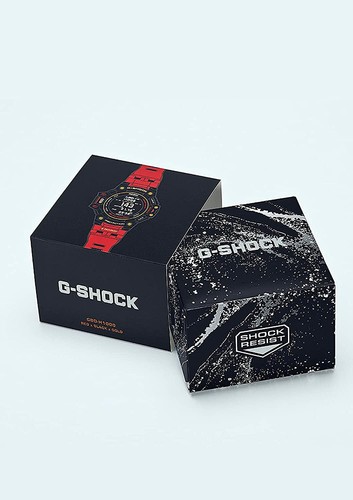 Pre-owned G-shock Casio  Gbd-h1000-4a1jr G-squad Step Tracker Bluetooth Mobile Gps Watch