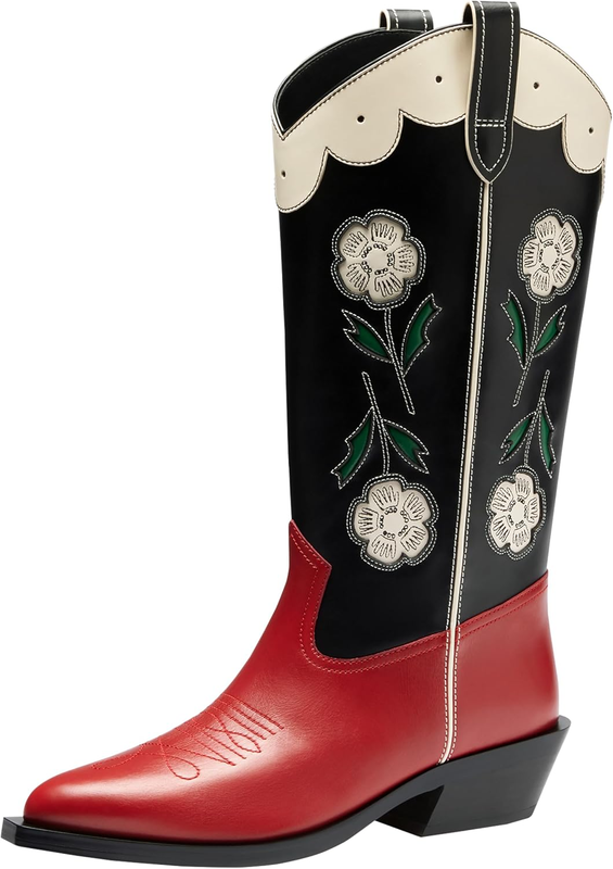 COACH womens Aria Tall Cowboy Boot
