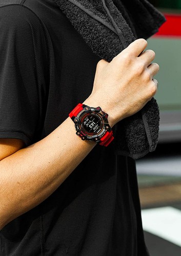 Pre-owned G-shock Casio  Gbd-h1000-4a1jr G-squad Step Tracker Bluetooth Mobile Gps Watch