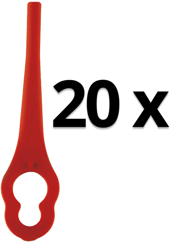 Original Einhell Ersatzmesser-Set Rasentrimmer-Zubehör (20 Stück, passend für GE