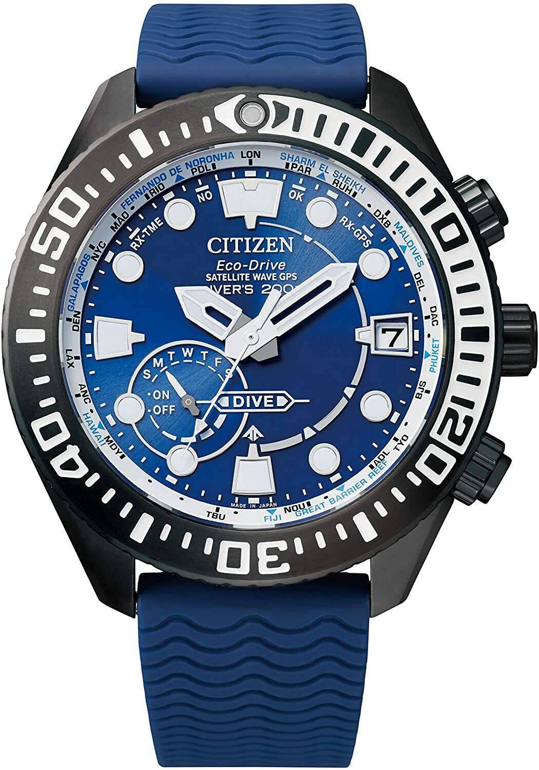 Pre-owned Citizen Promaster Marine Cc5006-06l Gps Solar Men Watch Eco-drive In Box