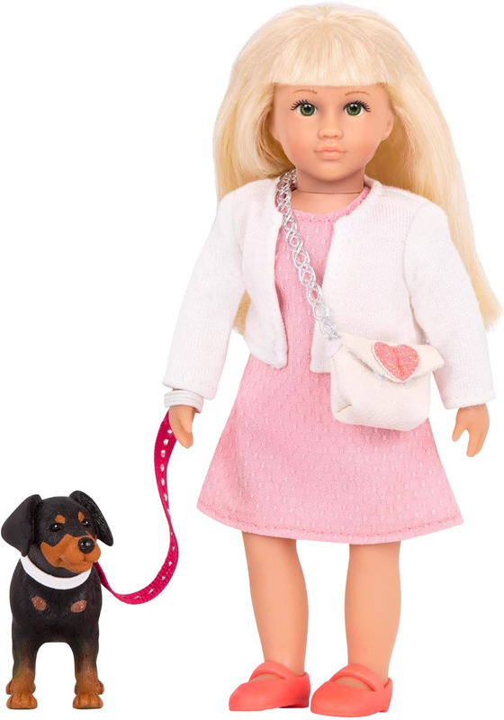 Lori &ndash; Mini Doll & Toy Dog &ndash; 6-Inch Doll & Pinscher Pup &ndash; Play Set with Outfit,