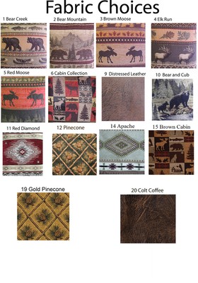 Rustic Hickory Swivel Bar Stool 24