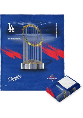 Los Angeles Dodgers 50x60 Silk Touch Throw Blanket World Series Champions