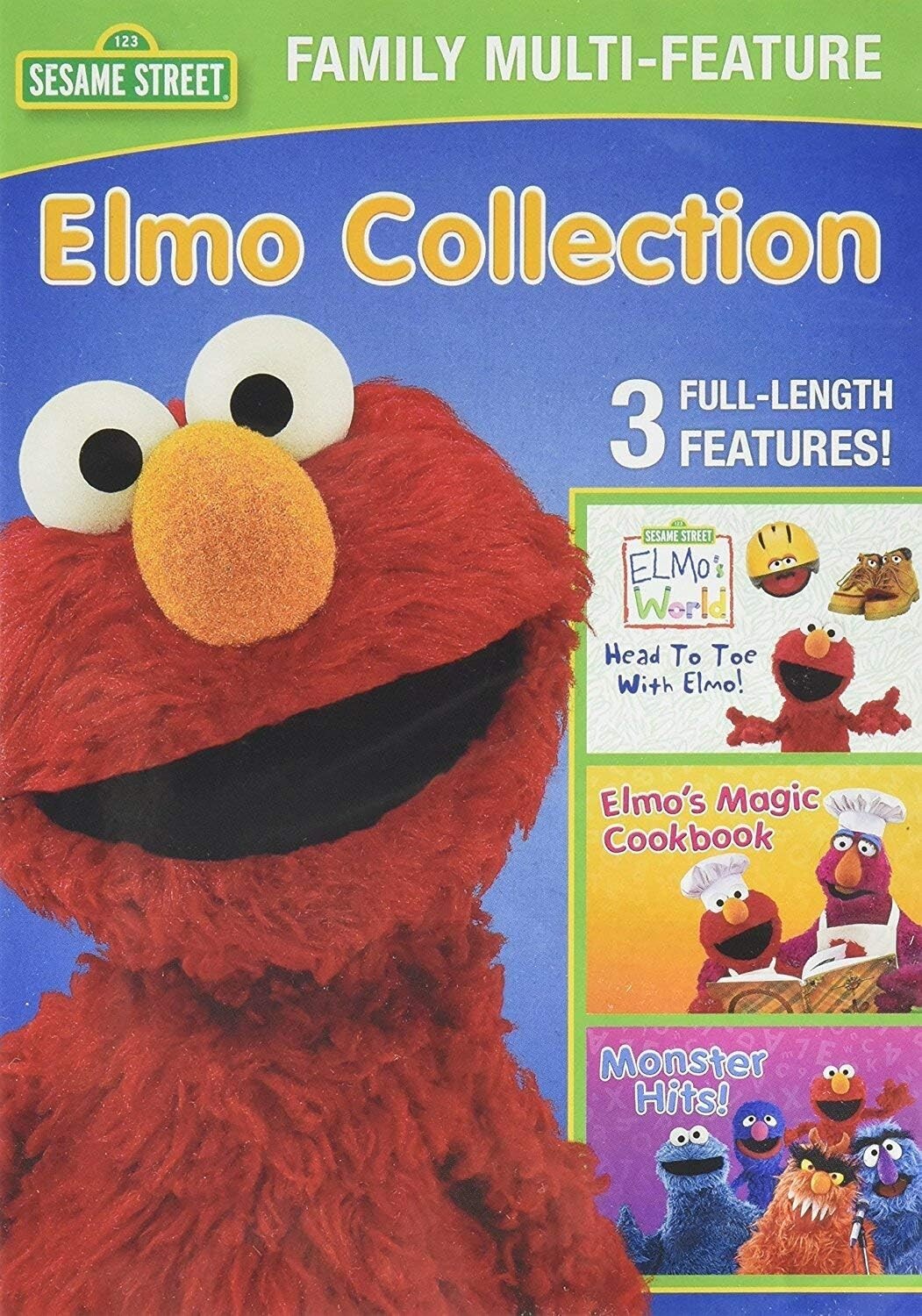 Sesame Street: - Elmo Collection - Triple Feature - New DVD