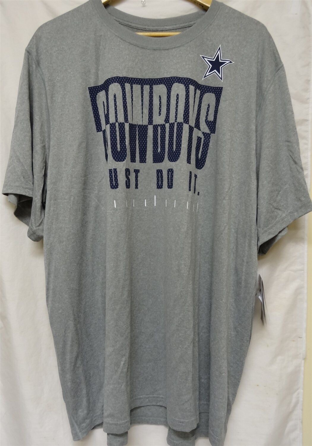 Nike Men's Dallas Cowboys Nike Grey Legend Just Do It Performance T