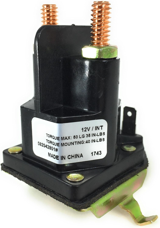 Solenoid 582042801 for  Lawn Mower Tractor Engine Starter Relay