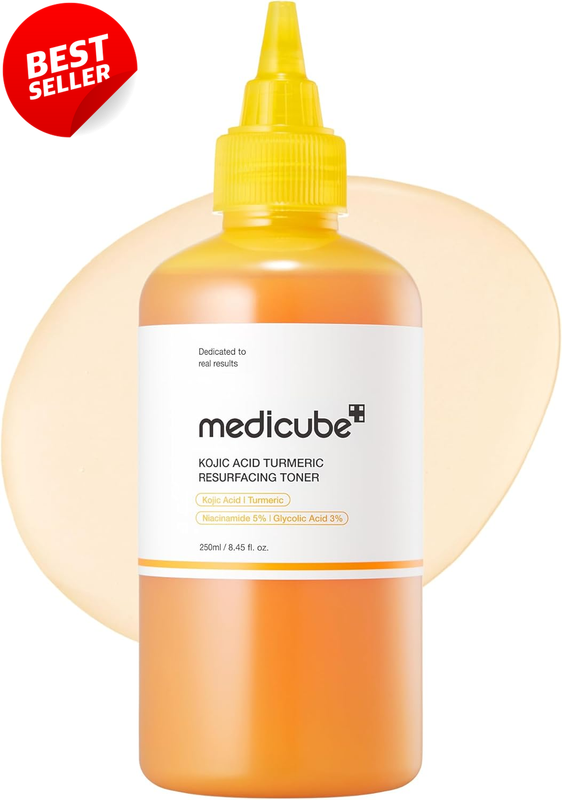 Kojic Acid Turmeric Toner Face Body Niacinamide Glycolic 8.45oz - US