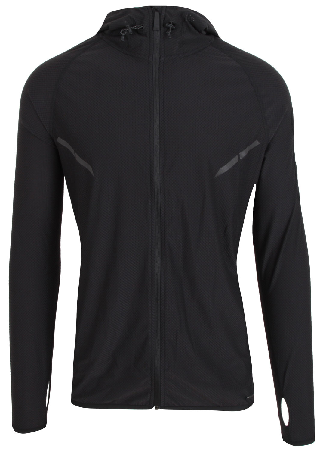 Pre-owned Porsche Design Men's Runnig Hoodie Functional Sweatshirt Black Hood