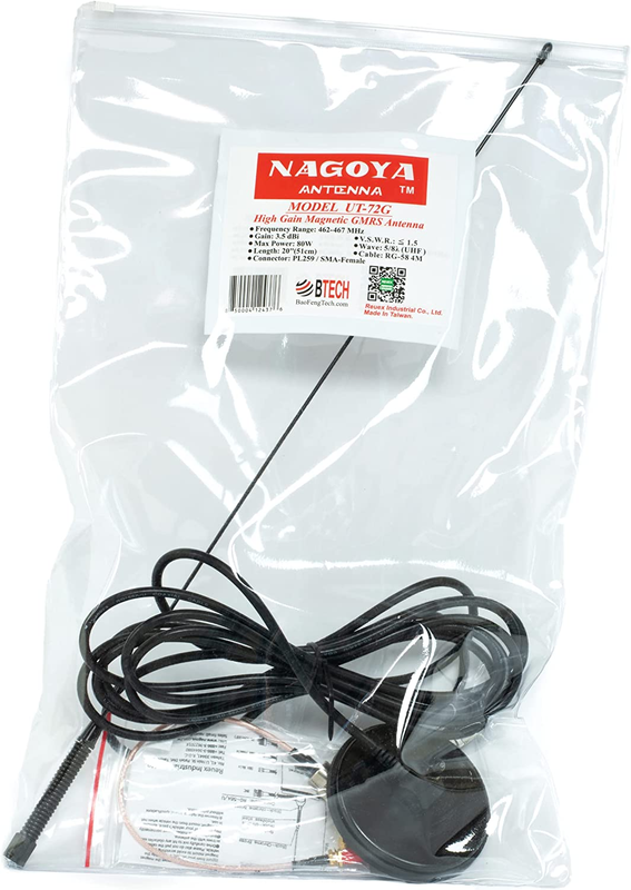 Authentic Genuine Nagoya UT-72G Super Loading Coil 20-Inch Magnetic Mount (Heavy