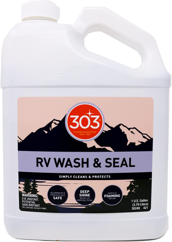 Rv Wash Seal Clean Streakfree Finish Ph Neutral with High Foaming Formula Provid