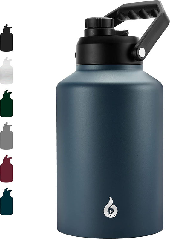 One Gallon Insulated Water Bottle, Stainless Steel Thermos