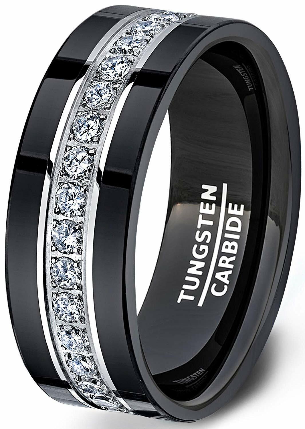 関送込 VITALY ♦ Isotope x Tungsten リング ユニセックス Vitaly Isotope x Tungsten Rings | 100% Recycled Stainless