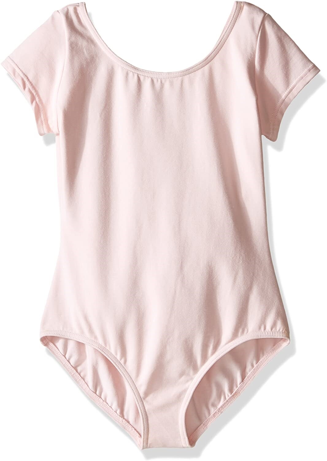Capezio 176359 Girls Kids Classic Scoop neck Short Sleeve Leotard Pink Size T