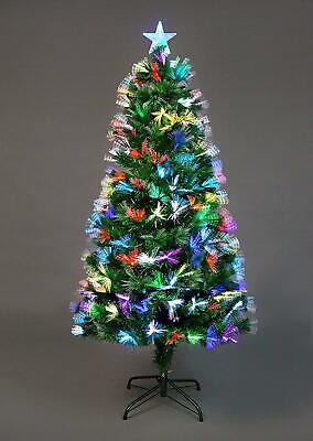 Fibre Optic Christmas Tree with Various Colour Changing Effects